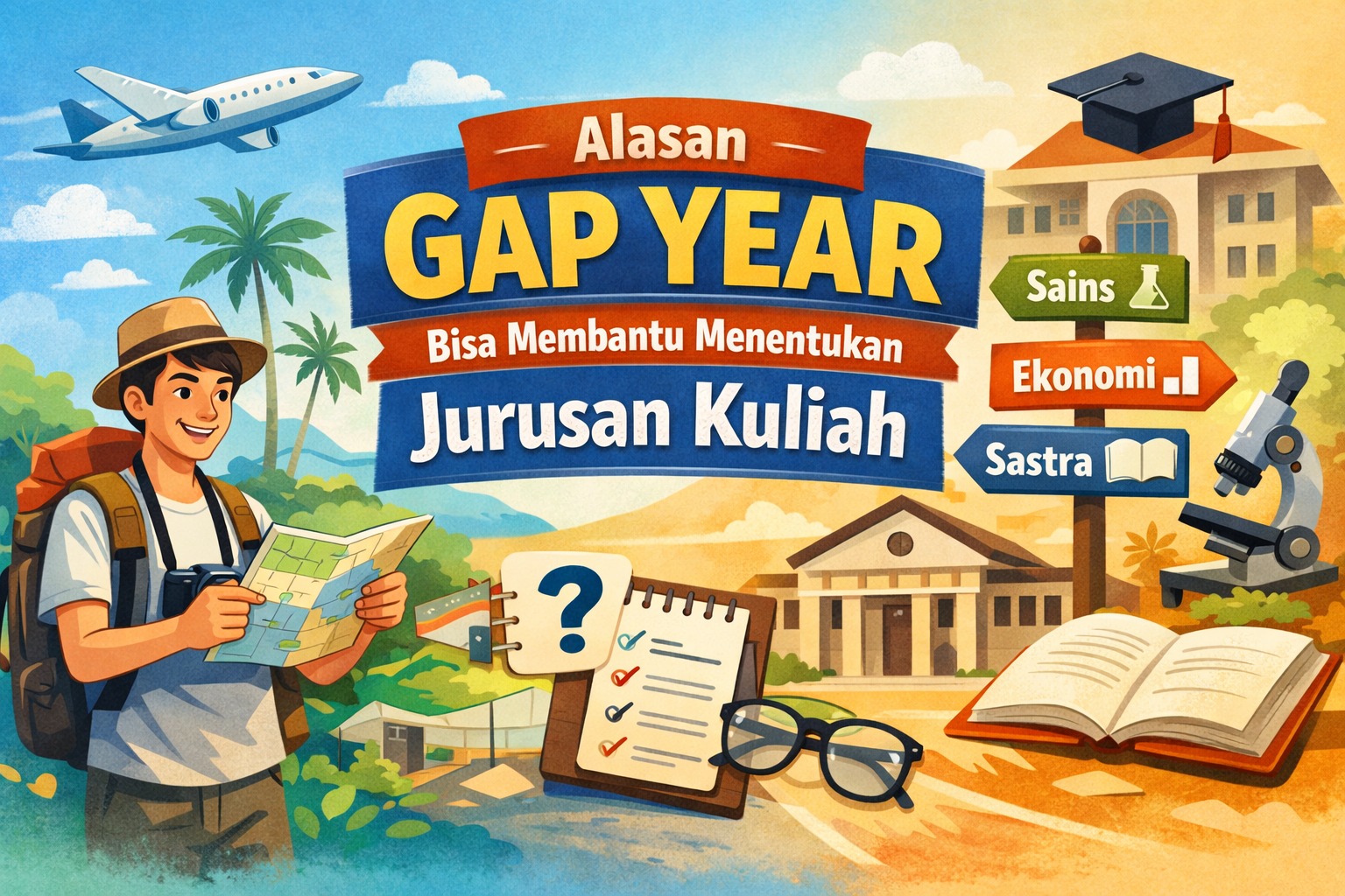 Alasan Gap Year Bisa Membantu Menentukan Jurusan Kuliah