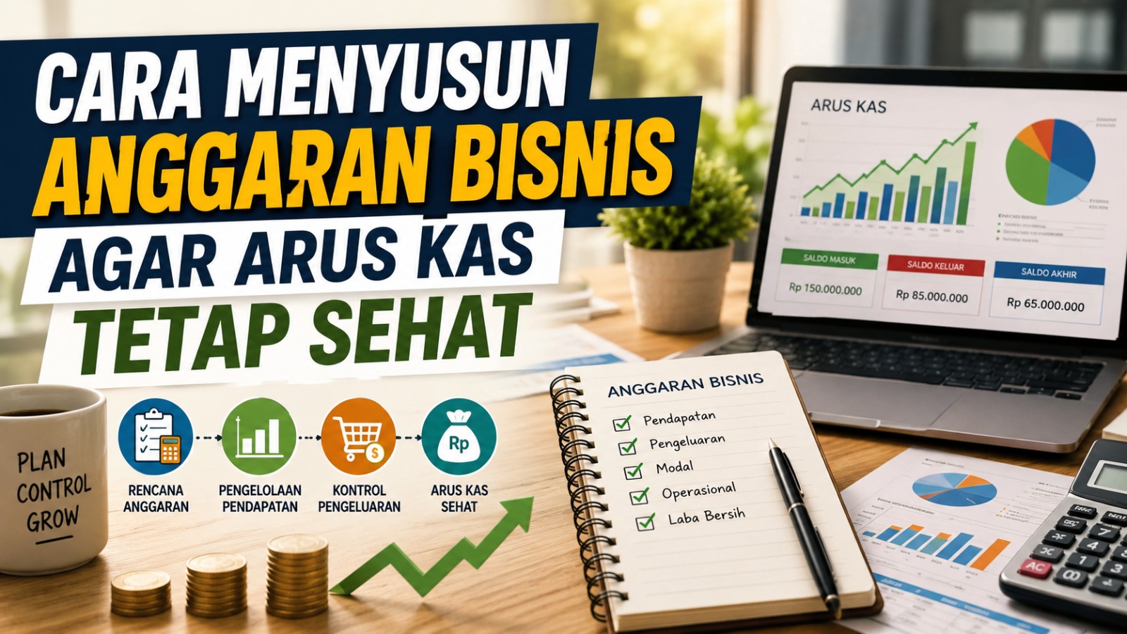 Cara Menyusun Anggaran Bisnis agar Arus Kas Tetap Sehat
