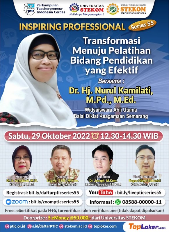 INSPIRING PROFESSIONAL Transformasi Menuju Pelatihan Bidang Pendidikan yang Efektif