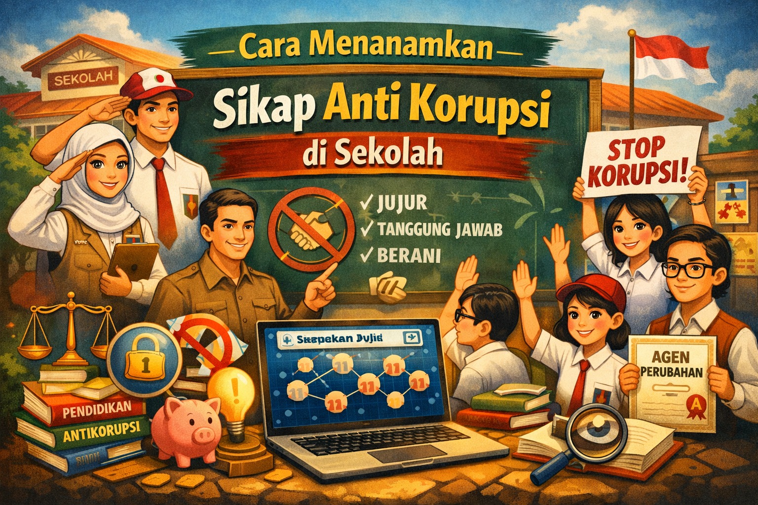 Cara Menanamkan Sikap Anti Korupsi di Sekolah