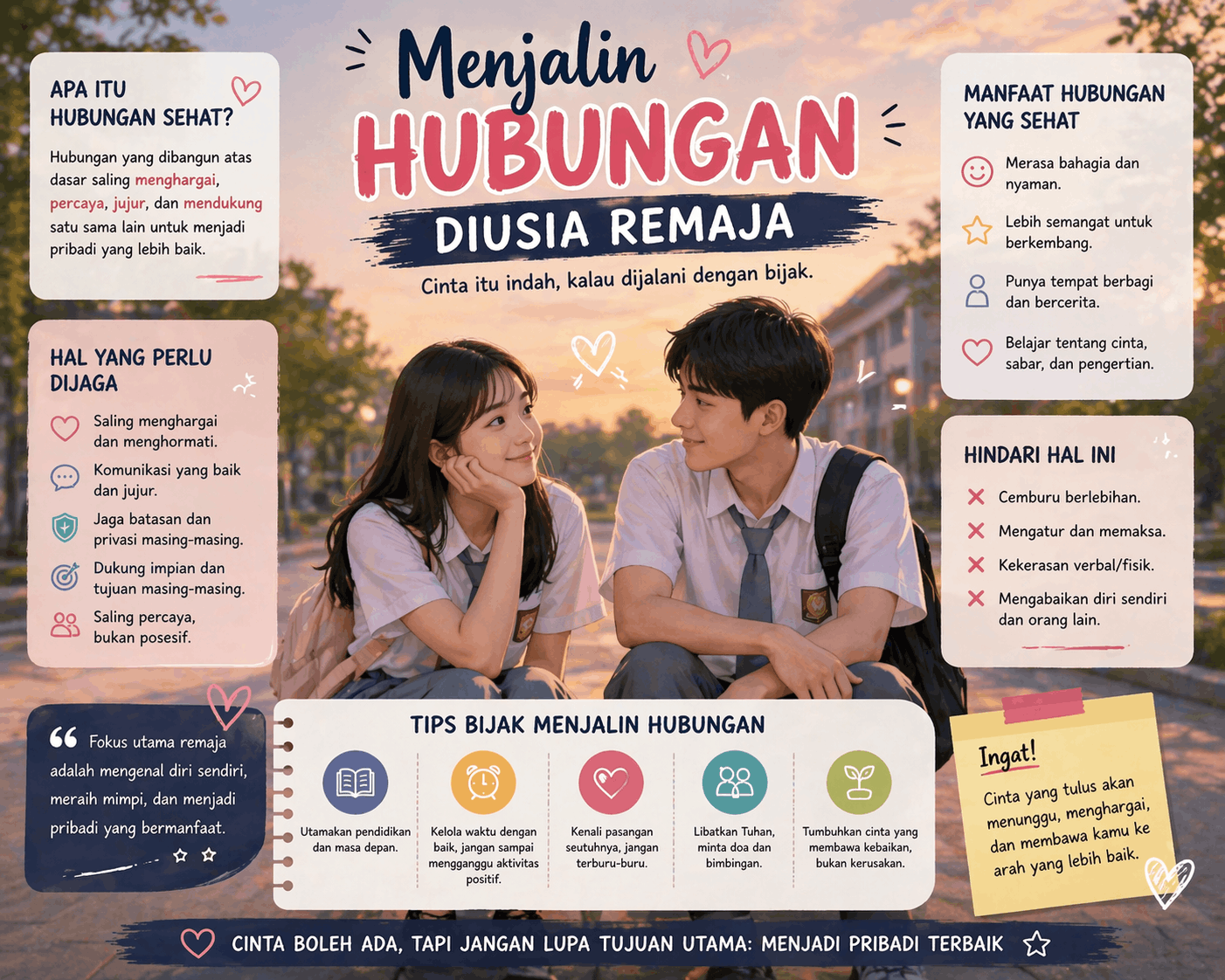 Menjalin Hubungan di Usia Remaja