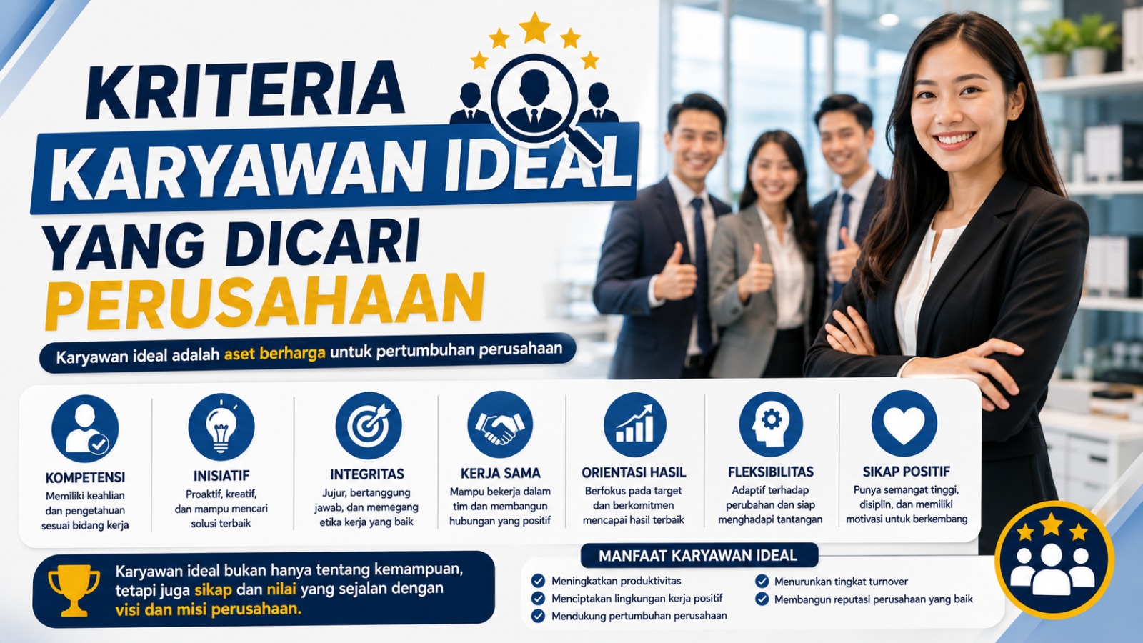 Kriteria Karyawan Ideal Yang Dicari Perusahaan