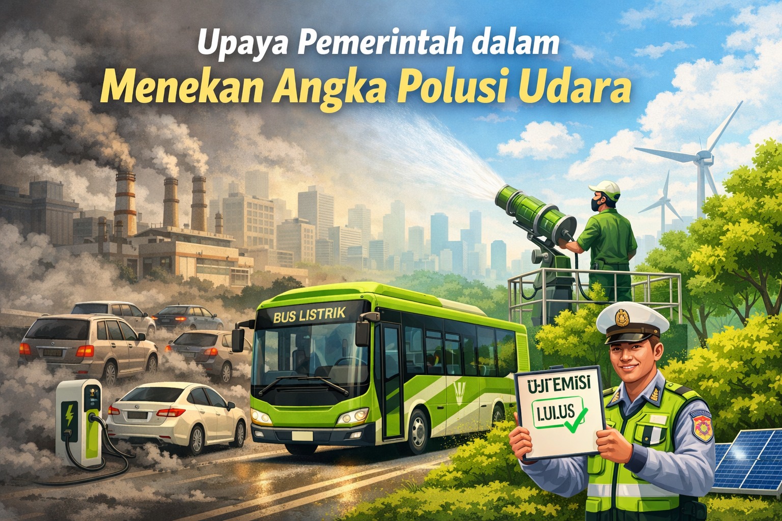 Upaya Pemerintah dalam Menekan Angka Polusi Udara