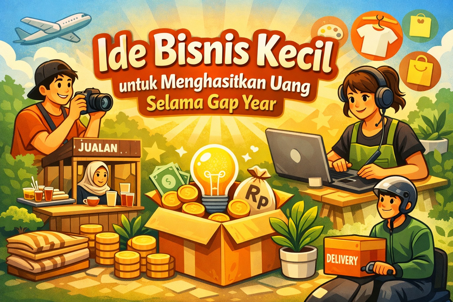 Ide Bisnis Kecil untuk Menghasilkan Uang Selama Gap Year