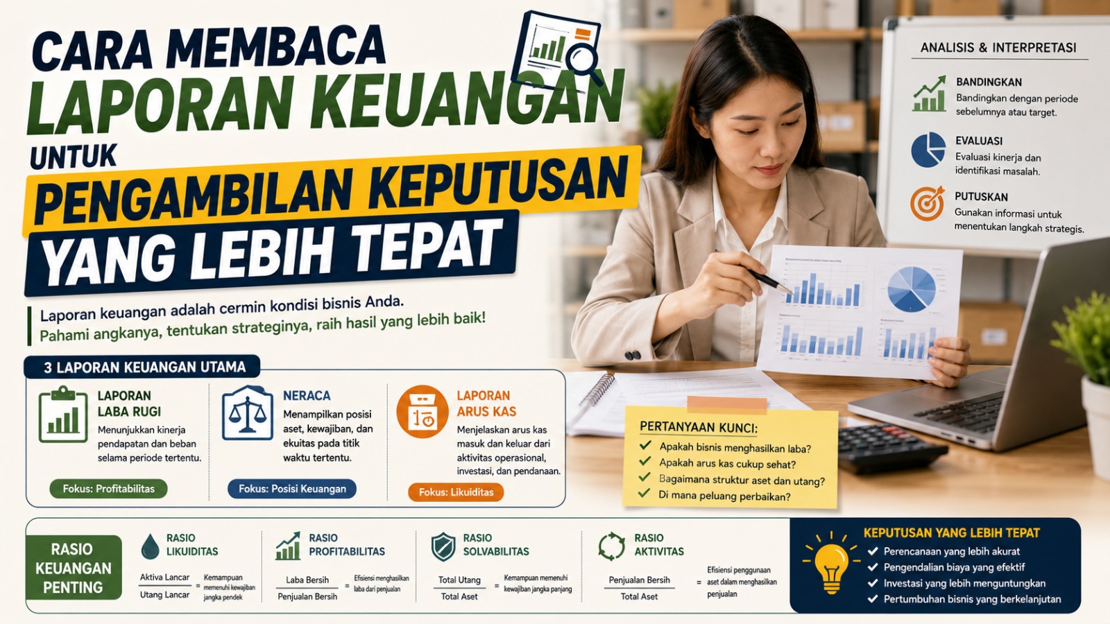 Cara Membaca Laporan Keuangan untuk Pengambilan Keputusan yang Lebih Tepat