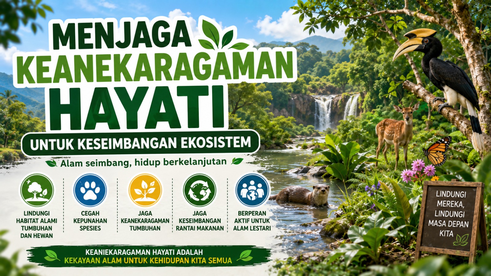 Menjaga Keanekaragaman Hayati untuk Keseimbangan Ekosistem