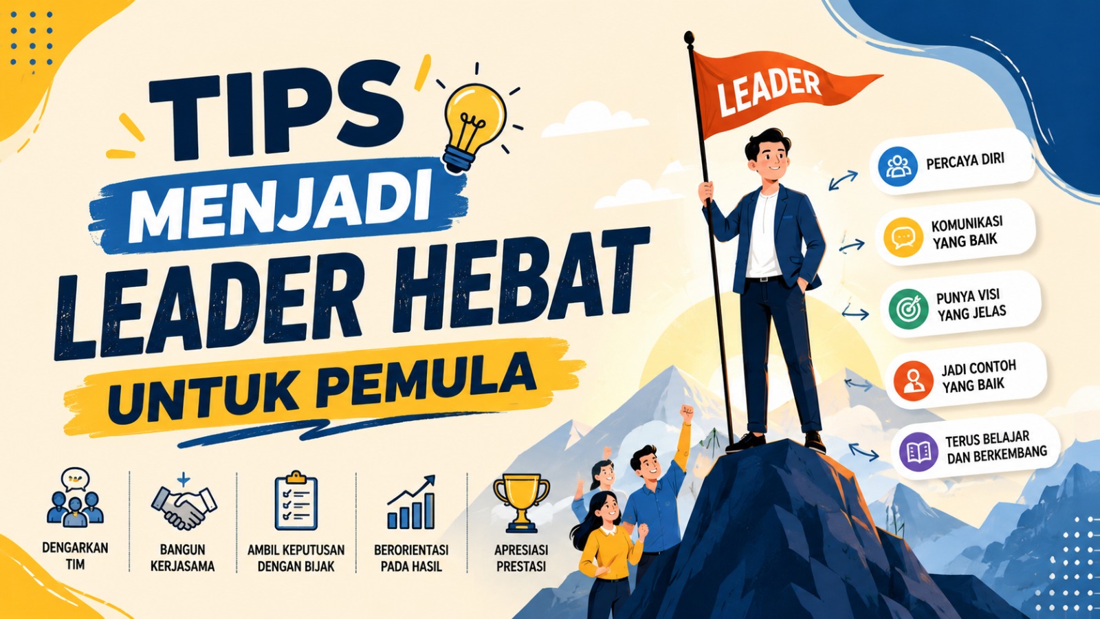 Tips Menjadi Leader Hebat untuk Pemula