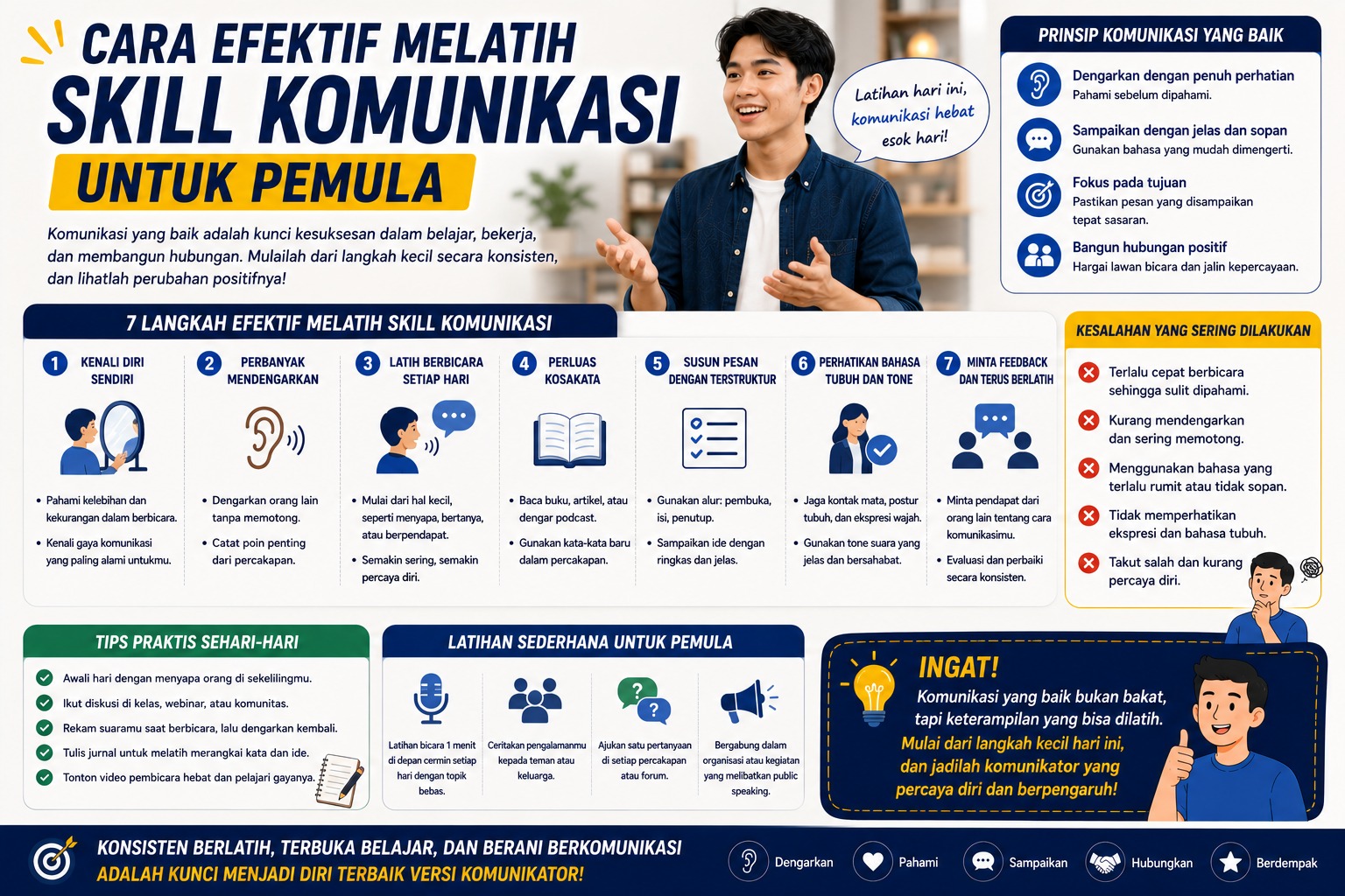 Cara Efektif Melatih Skill Komunikasi untuk Pemula