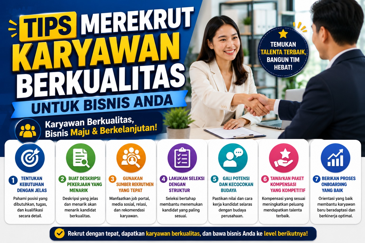 Tips Merekrut Karyawan Berkualitas untuk Bisnis Anda