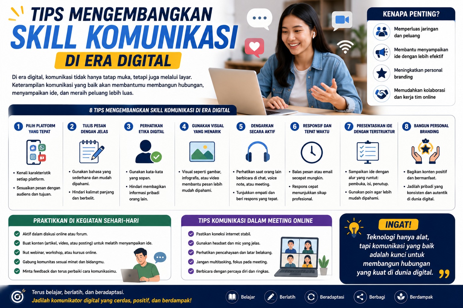 Tips Mengembangkan Skill Komunikasi di Era Digital