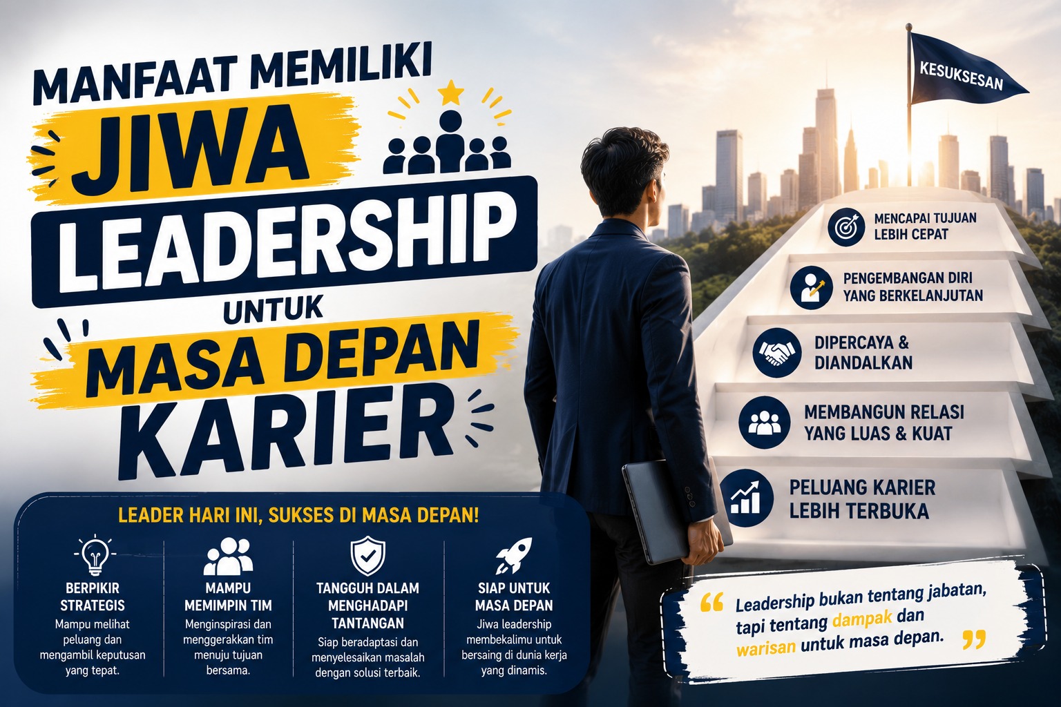 Manfaat Memiliki Jiwa Leadership untuk Masa Depan Karier