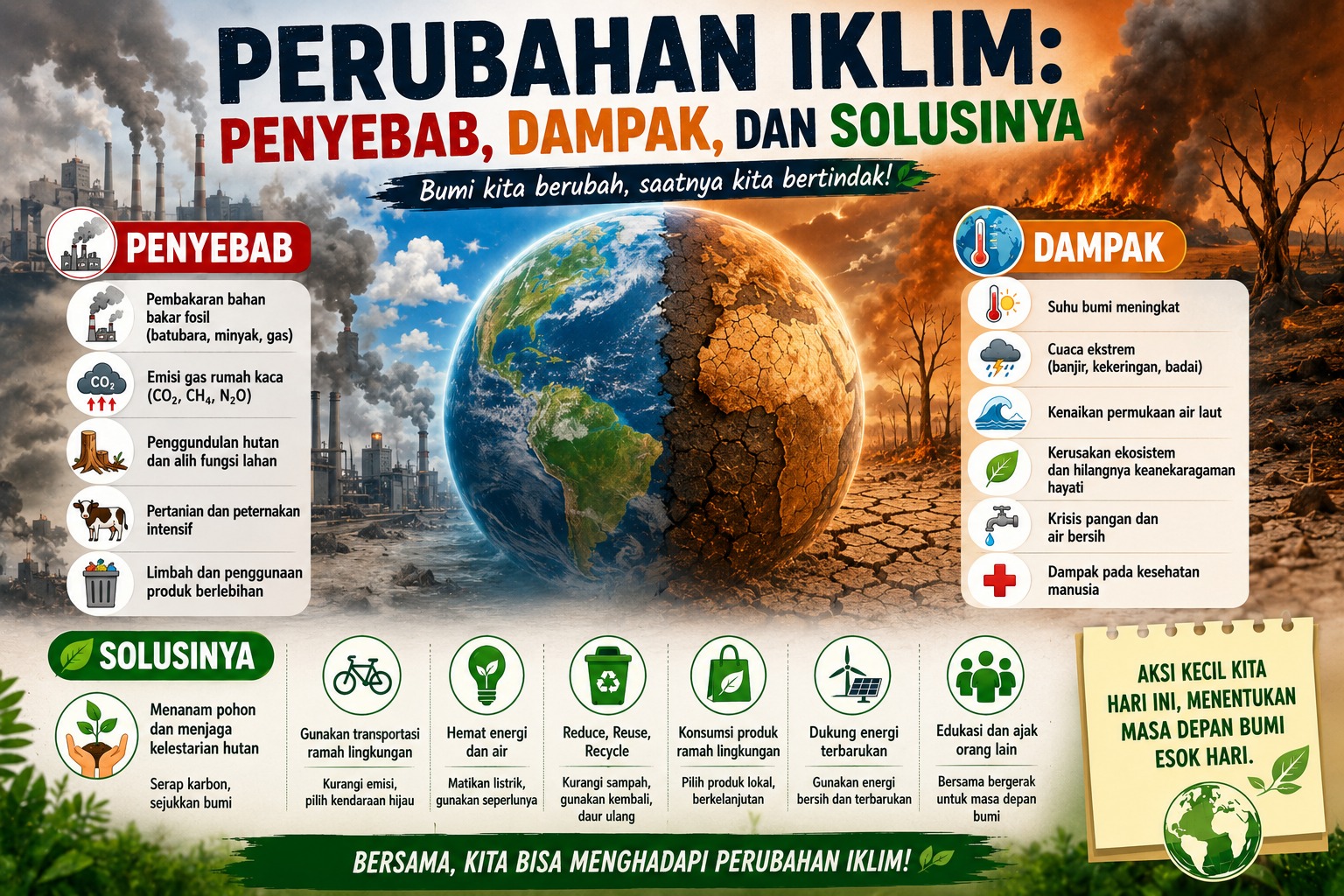 Perubahan Iklim: Penyebab, Dampak, dan Solusinya