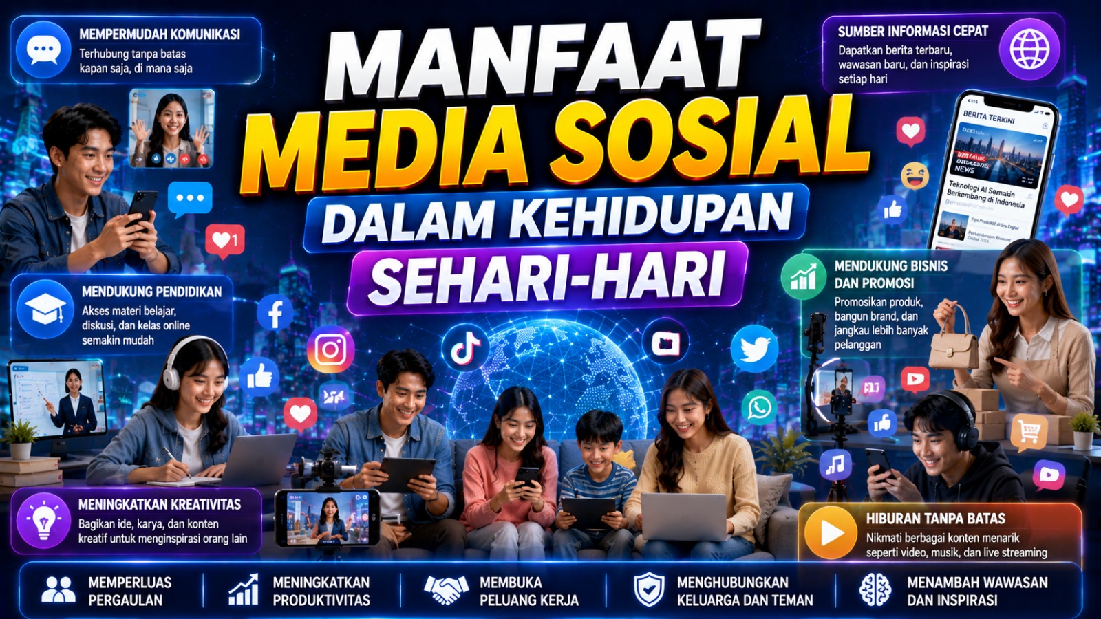 Manfaat Media Sosial dalam Kehidupan Sehari-Hari