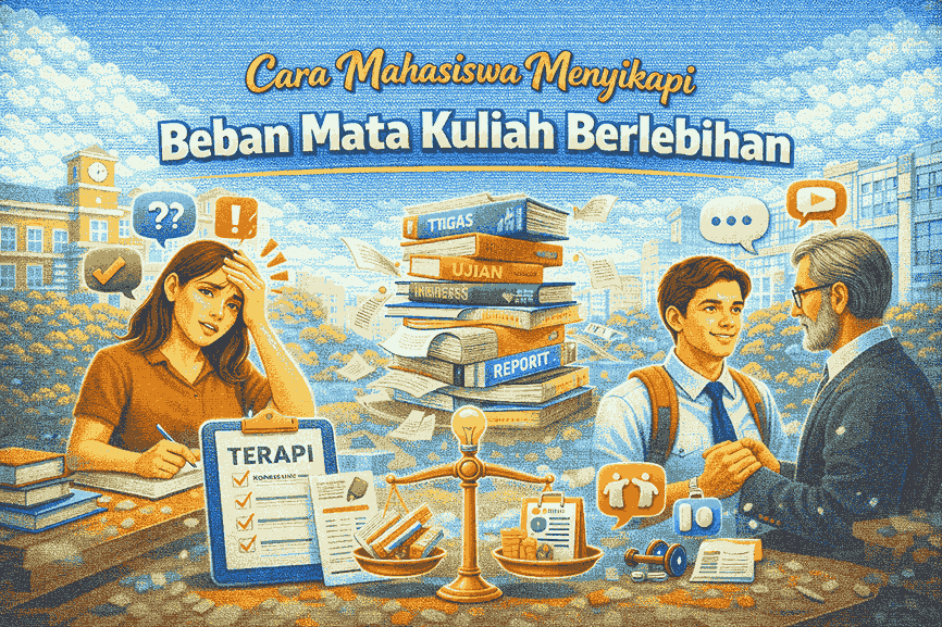 Cara Mahasiswa Menyikapi Beban Mata Kuliah Berlebihan