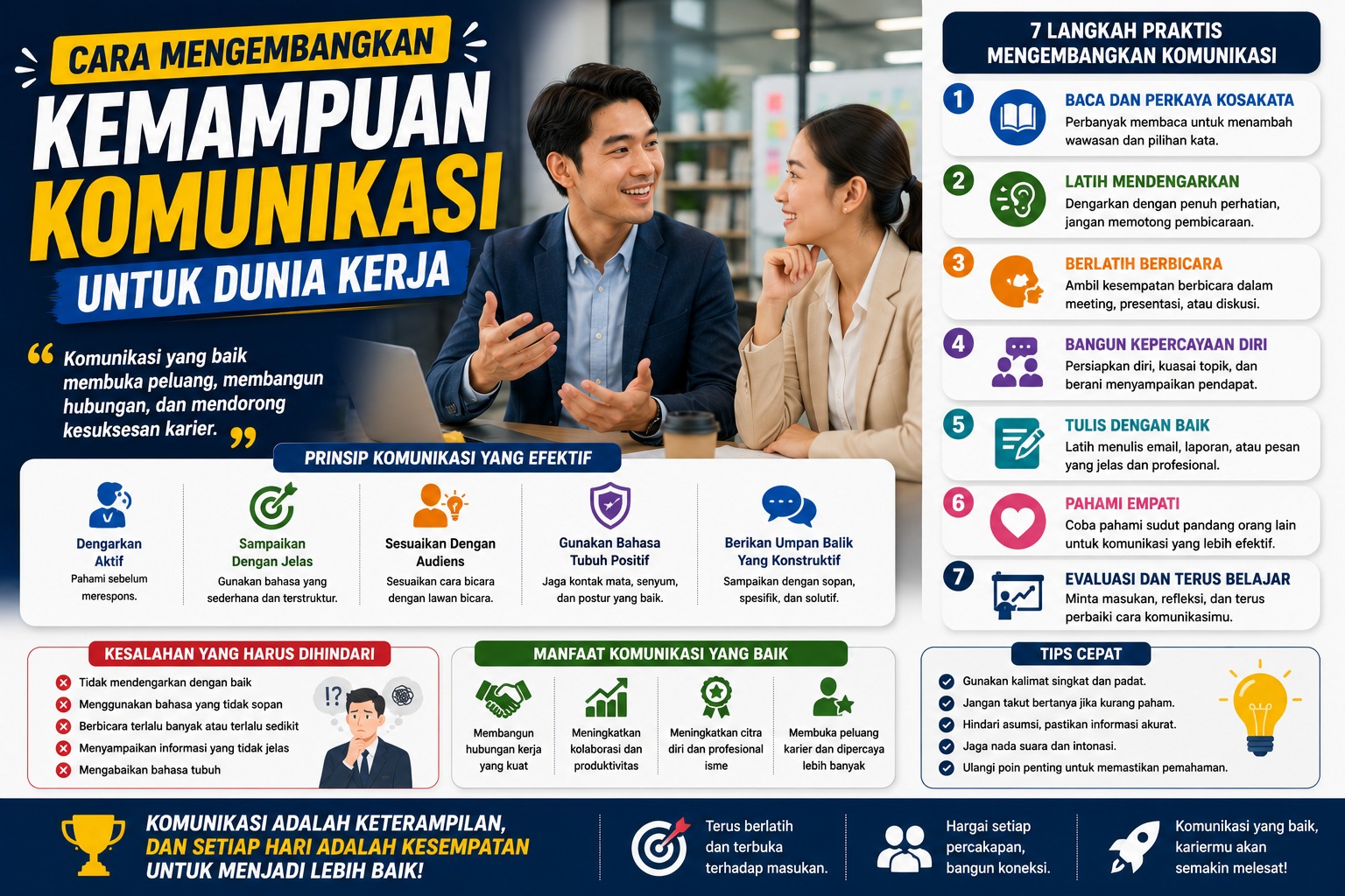 Cara Mengembangkan Kemampuan Komunikasi untuk Dunia Kerja