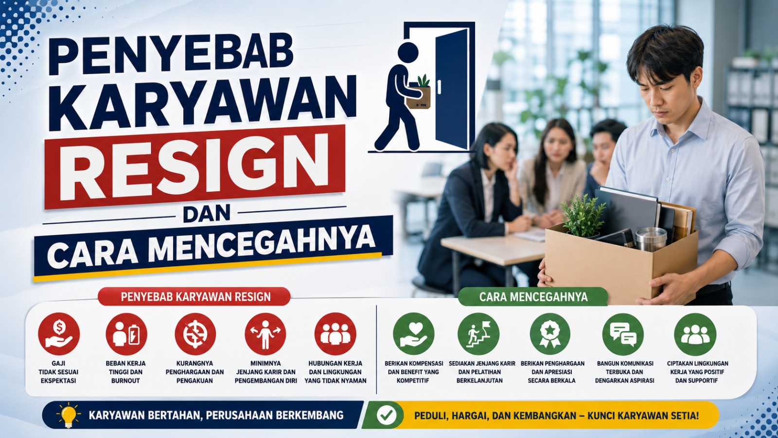 Penyebab Karyawan Resign dan Cara Mencegahnya