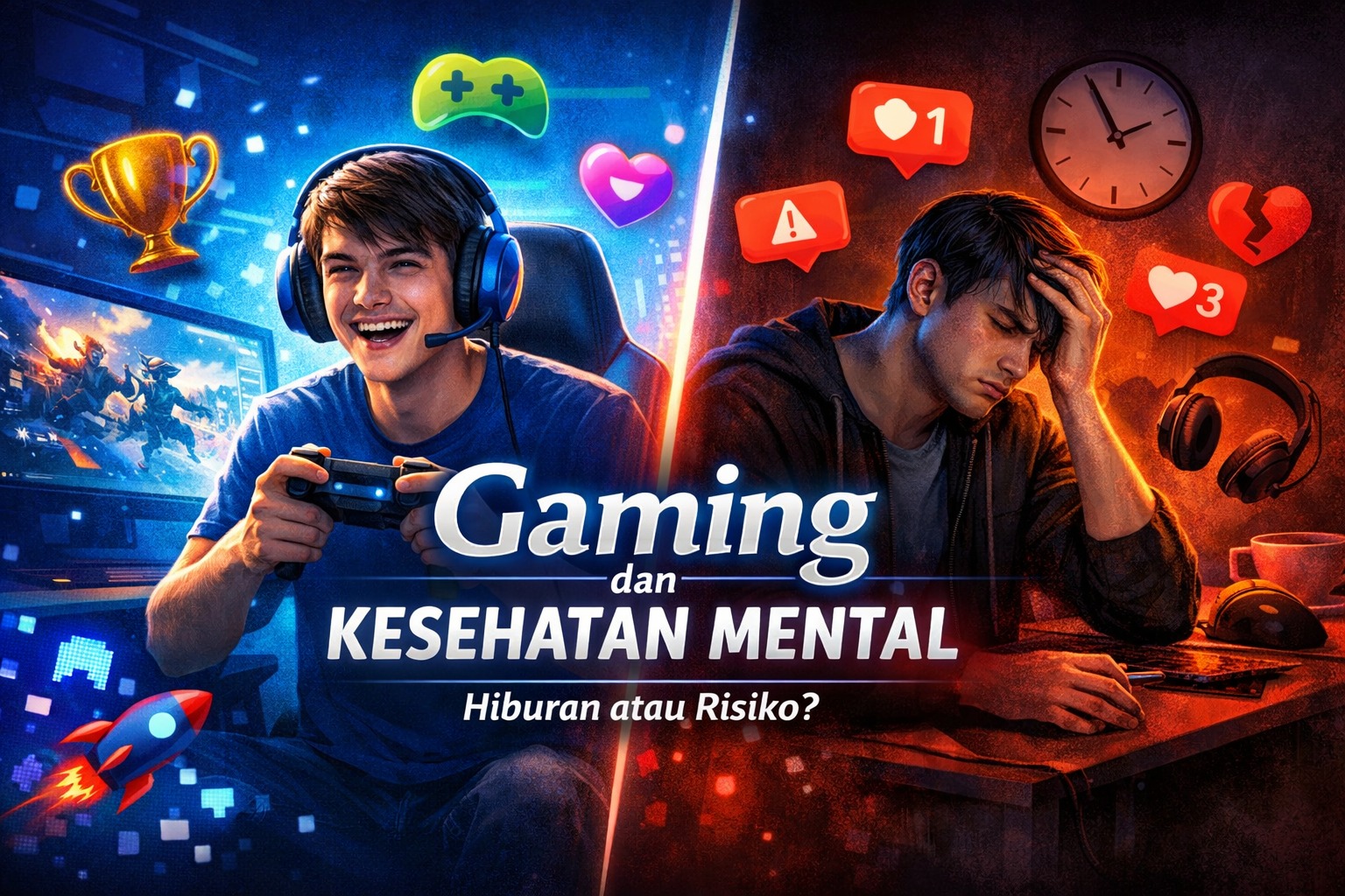 Gaming dan Kesehatan Mental: Hiburan atau Risiko?