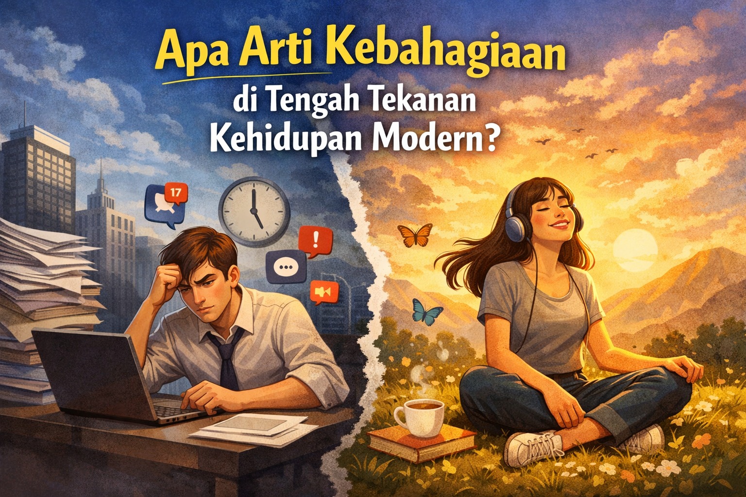 Apa Arti Kebahagiaan di Tengah Tekanan Kehidupan Modern?