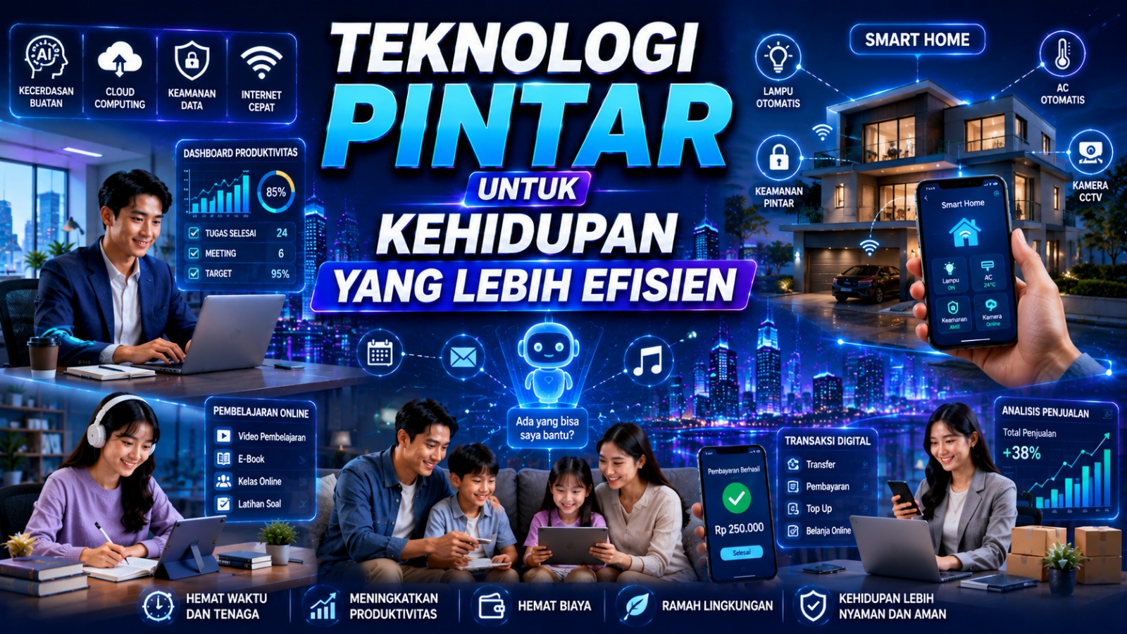 Teknologi Pintar untuk Kehidupan yang Lebih Efisien