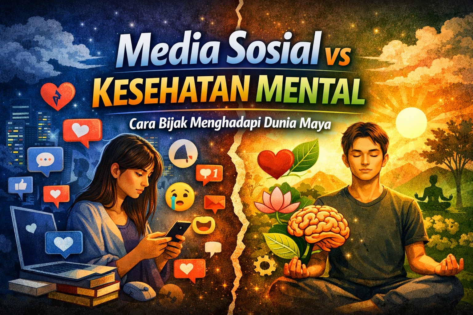 Media Sosial vs Kesehatan Mental Cara Bijak Menghadapi Dunia Maya