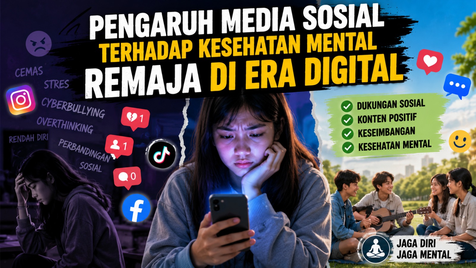 Pengaruh Media Sosial terhadap Kesehatan Mental Remaja di Era Digital