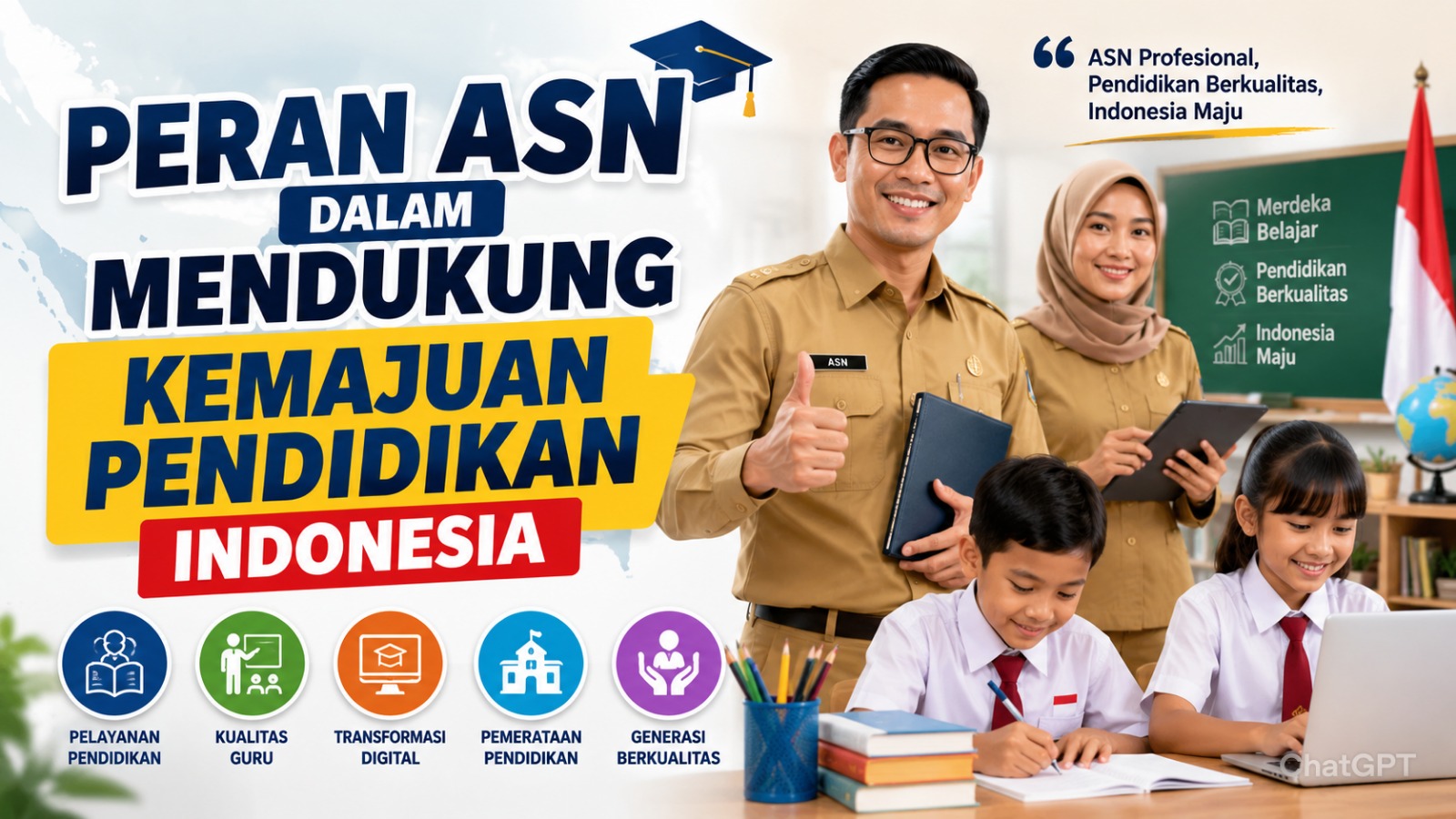 Peran ASN dalam Mendukung Kemajuan Pendidikan Indonesia