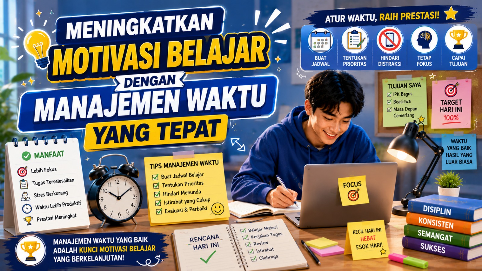 Meningkatkan Motivasi Belajar dengan Manajemen Waktu yang Tepat