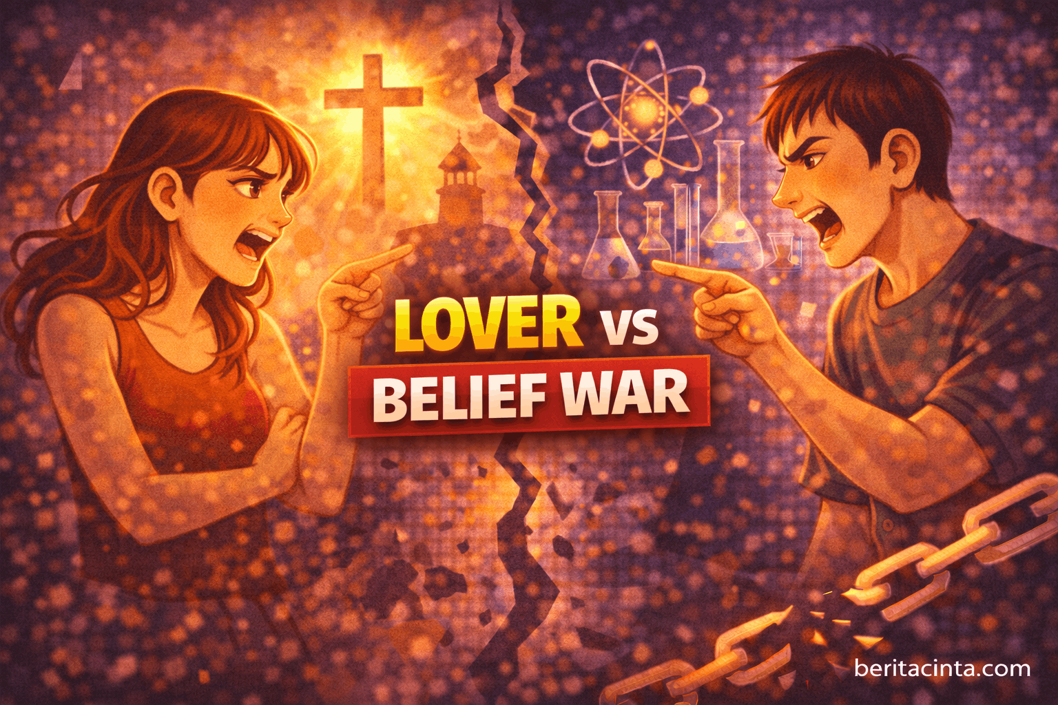Love vs Belief War dan Cinta yang Berhadapan dengan Iman