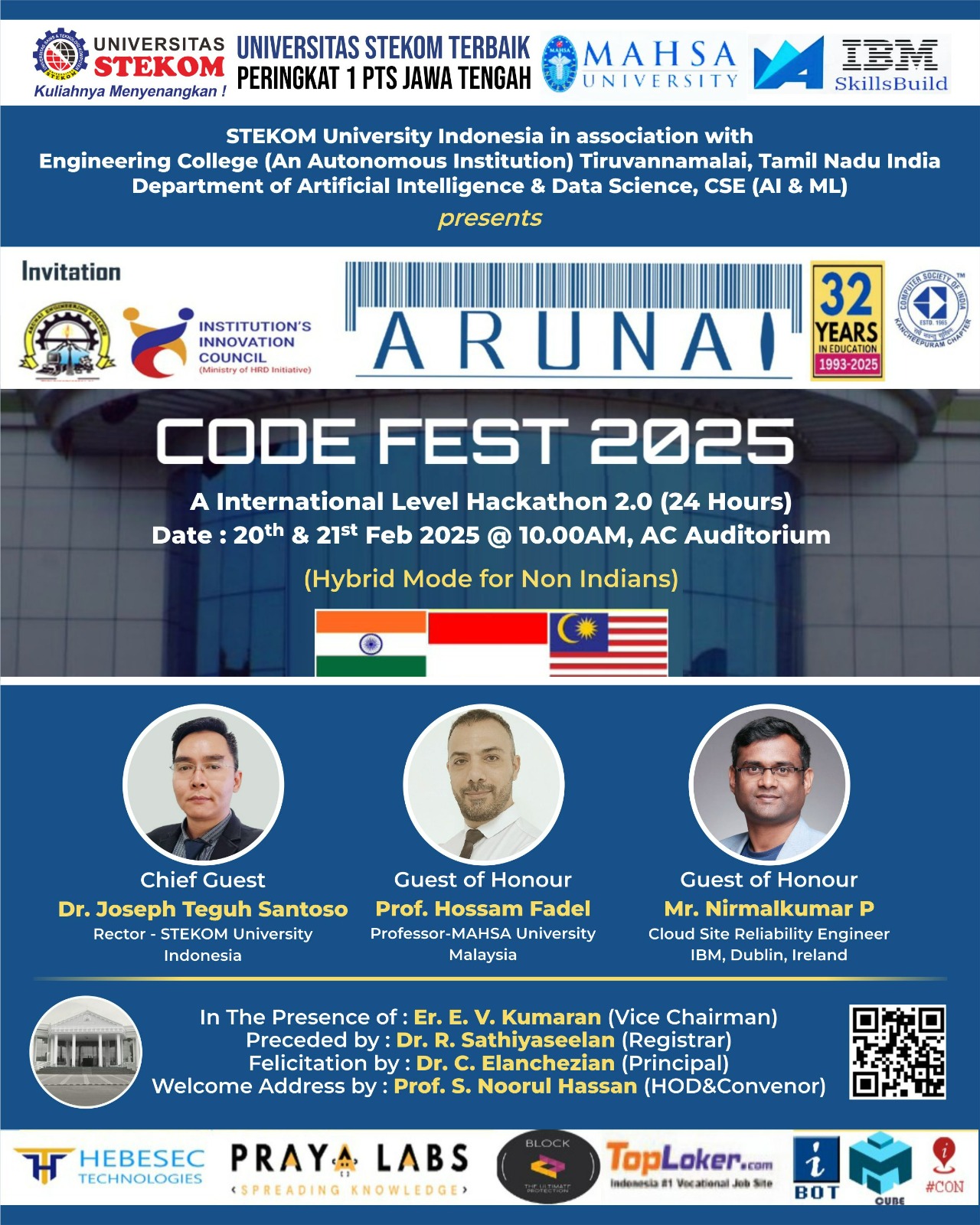 CODE FEST'25: A Prestigious International Hackathon