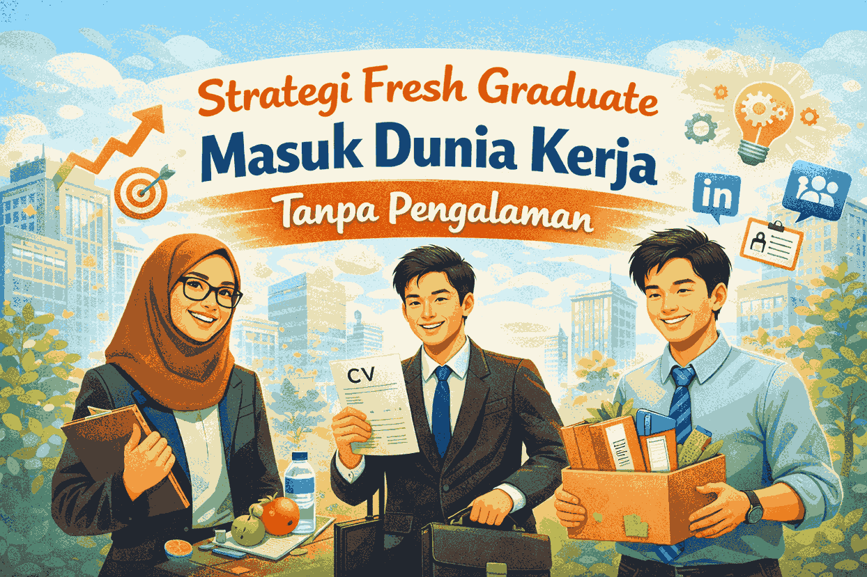 Strategi Fresh Graduate Masuk Dunia Kerja Tanpa Pengalaman