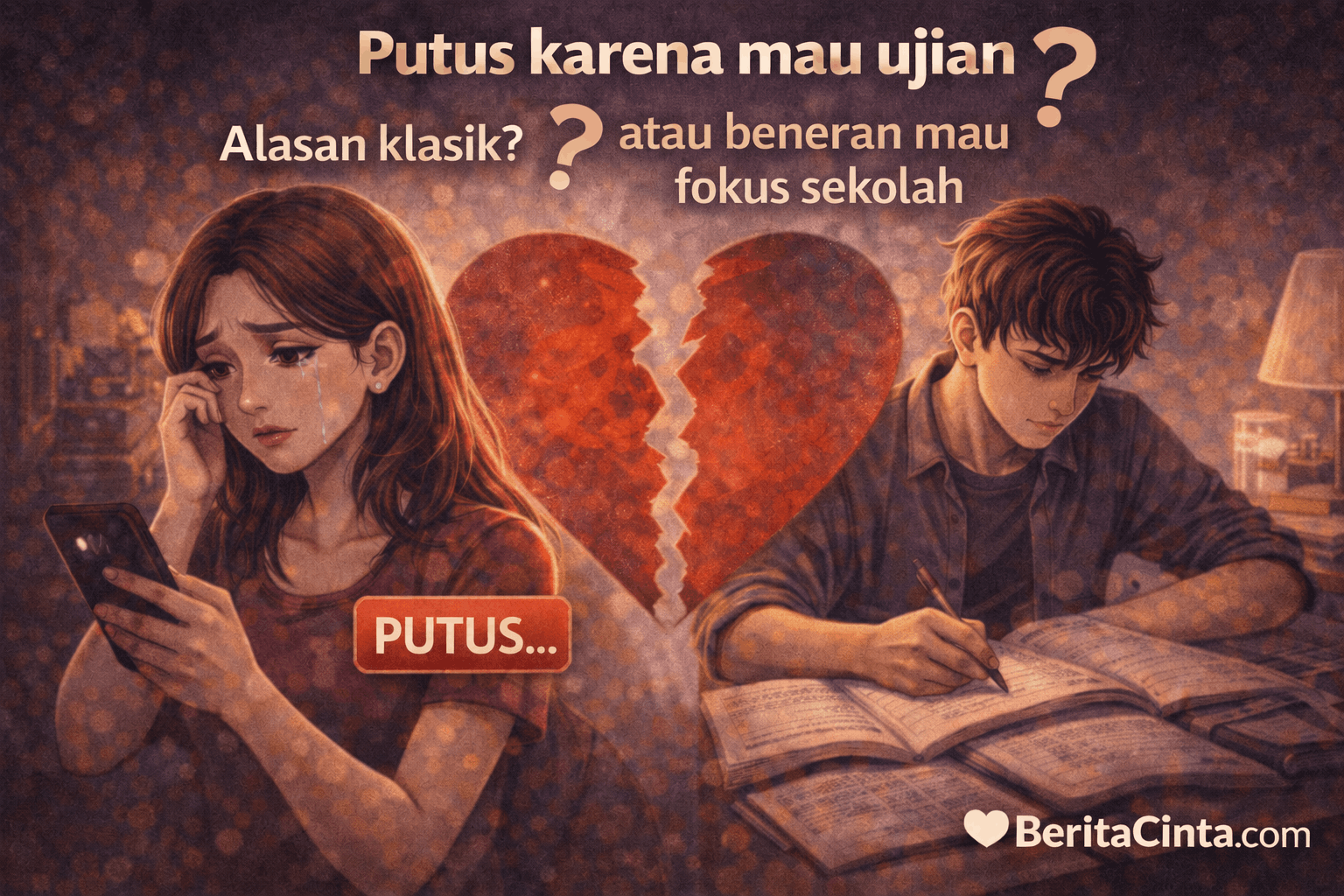 Putus Karena Mau Ujian dan Dilema Antara Fokus atau Alasan