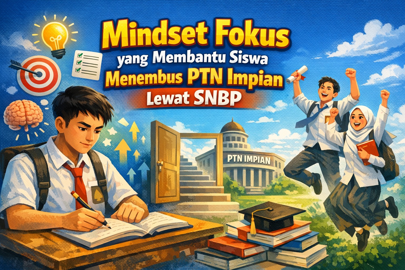 Mindset Fokus yang Membantu Siswa Menembus PTN Impian Lewat SNBP