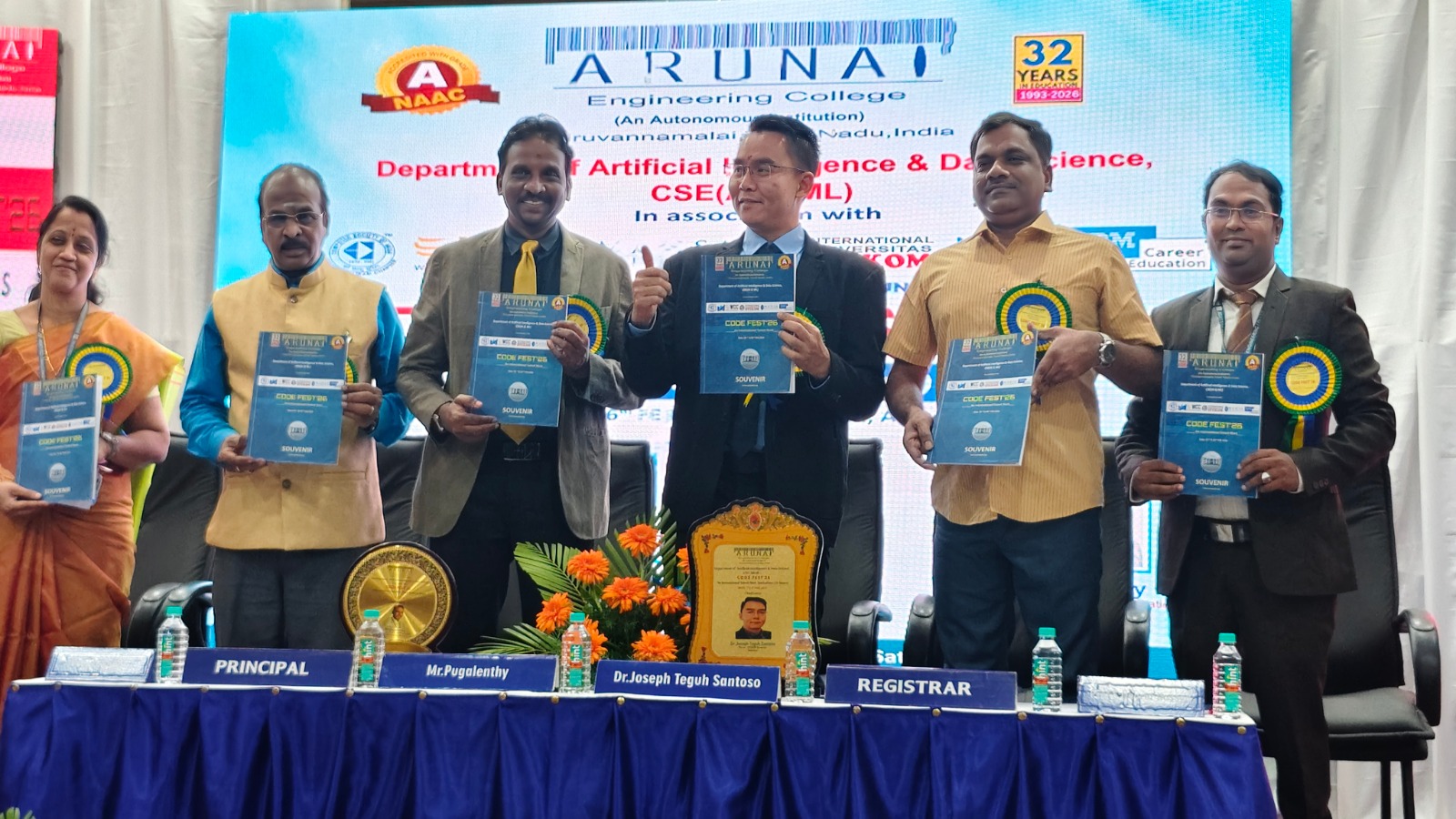 STEKOM University Strengthens International Academic Network through Participation in CODEFEST 2 – Hackathon 2026 at Arunai College of Engineering, India