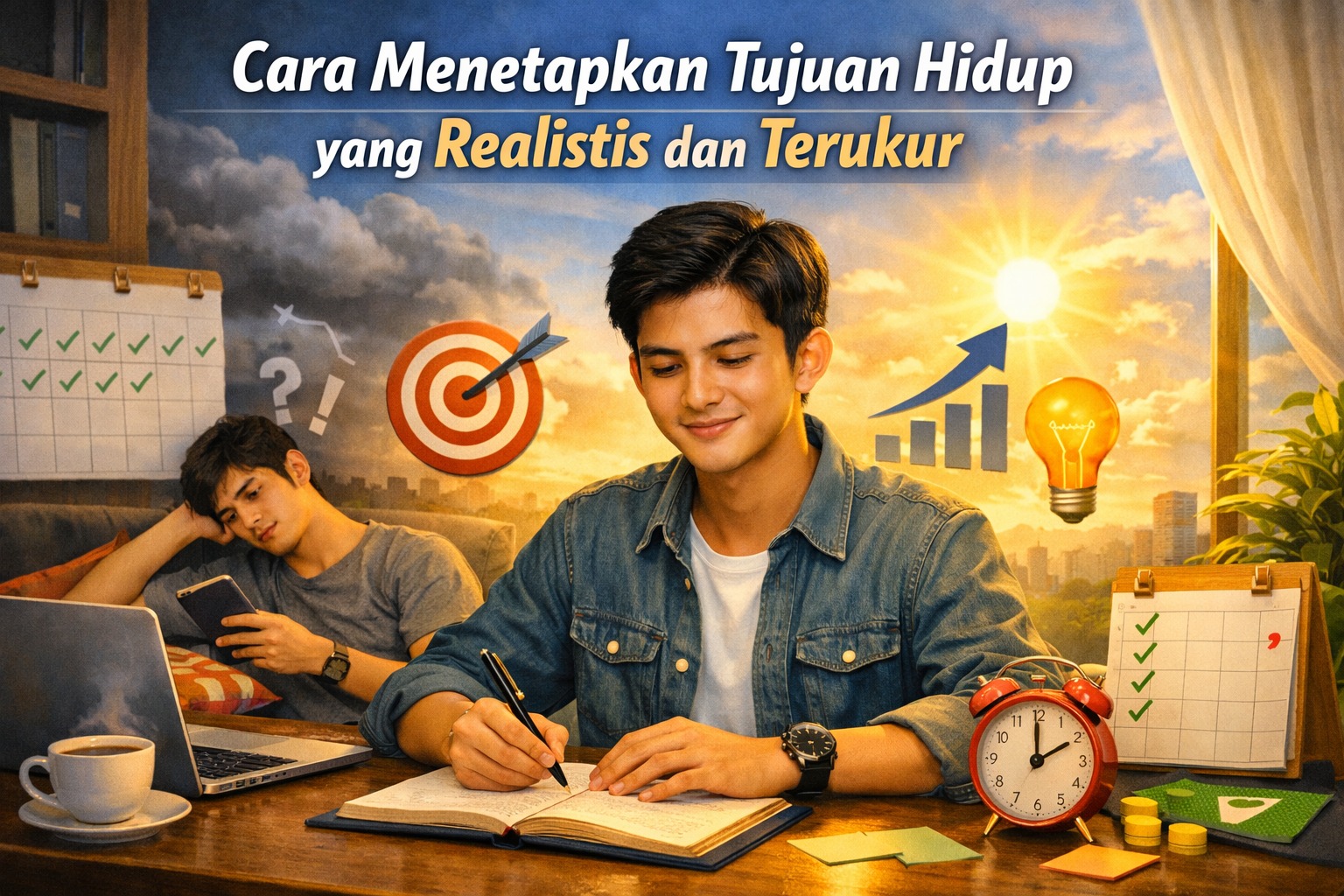 Cara Menetapkan Tujuan Hidup yang Realistis dan Terukur