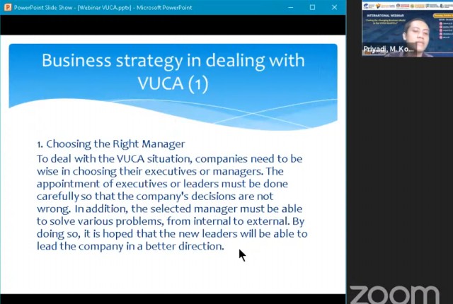 Webinar internasional 2022 menghadapi vuca, IT Factor