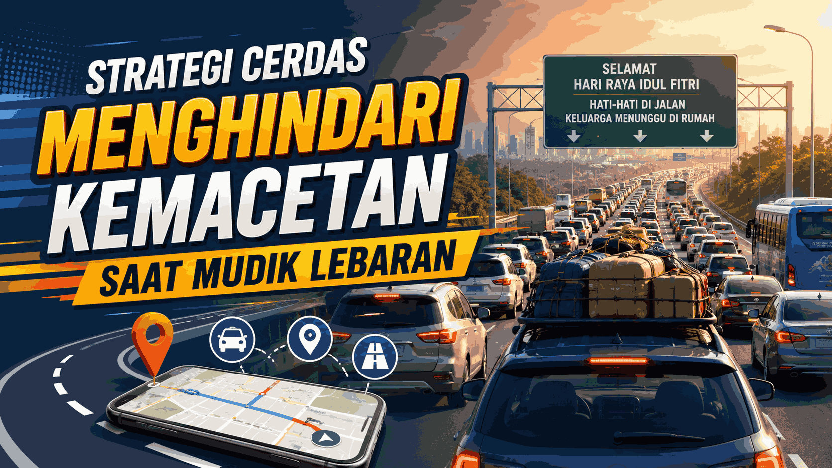 Strategi Cerdas Menghindari Kemacetan Saat Mudik Lebaran