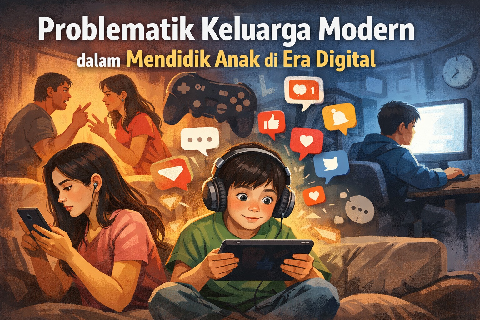 Problematik Keluarga Modern dalam Mendidik Anak di Era Digital