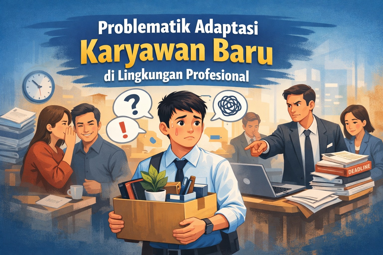 Problematik Adaptasi Karyawan Baru di Lingkungan Profesional