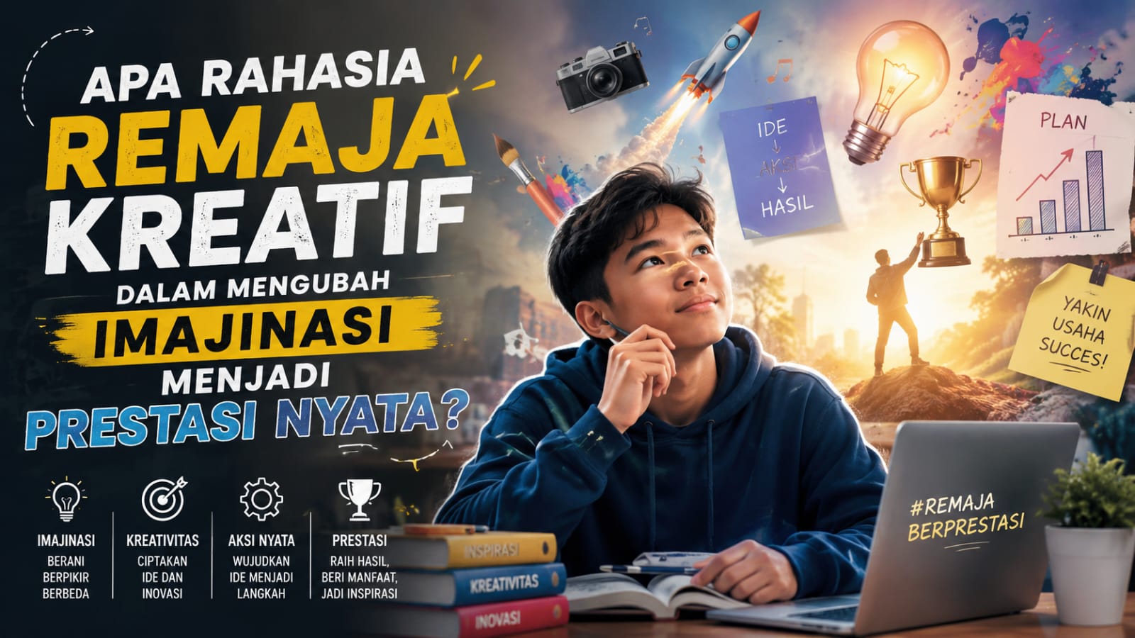 Apa Rahasia Remaja Kreatif dalam Mengubah Imajinasi Menjadi Prestasi Nyata?