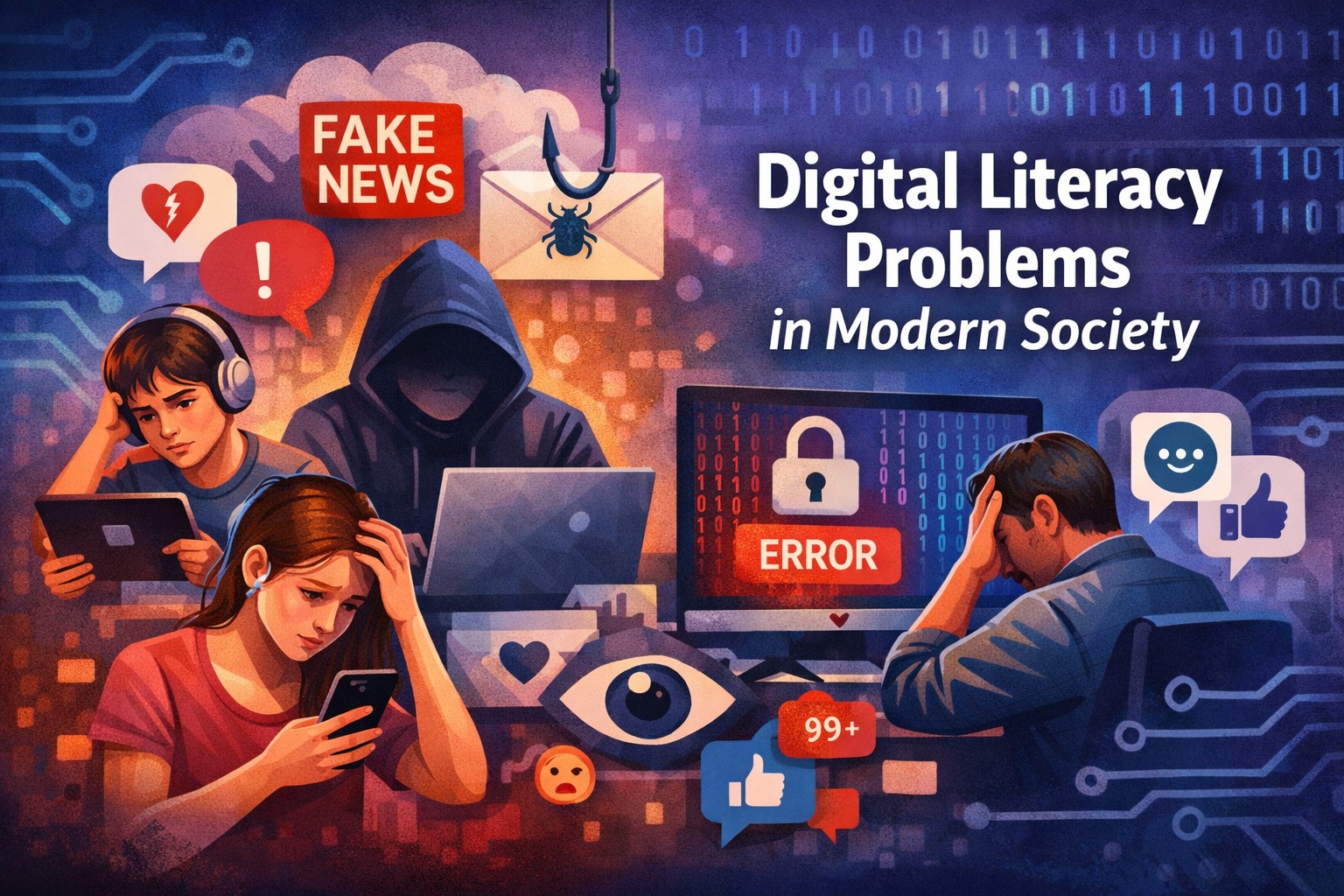 Digital Literacy Problems in Modern Society