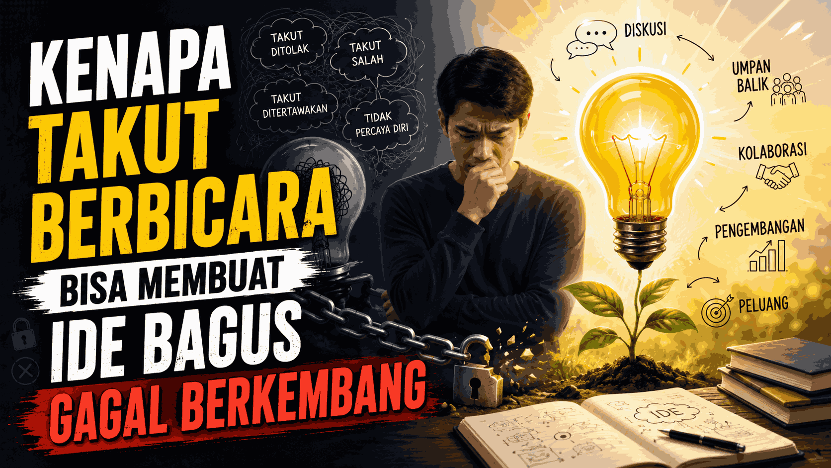 Kenapa Takut Berbicara Bisa Membuat Ide Bagus Gagal Berkembang
