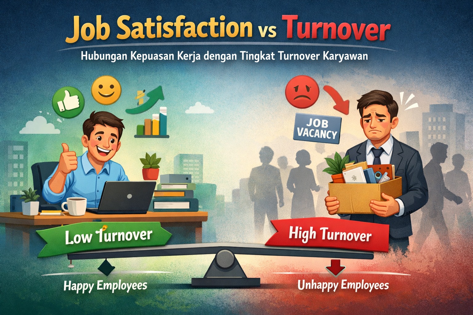Hubungan Kepuasan Kerja dengan Tingkat Turnover Karyawan