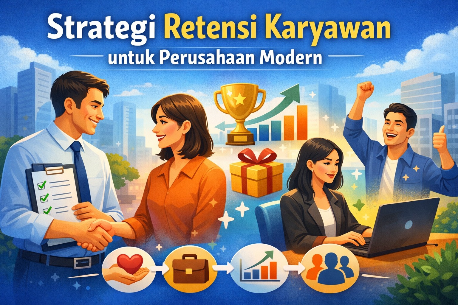Strategi Retensi Karyawan untuk Perusahaan Modern