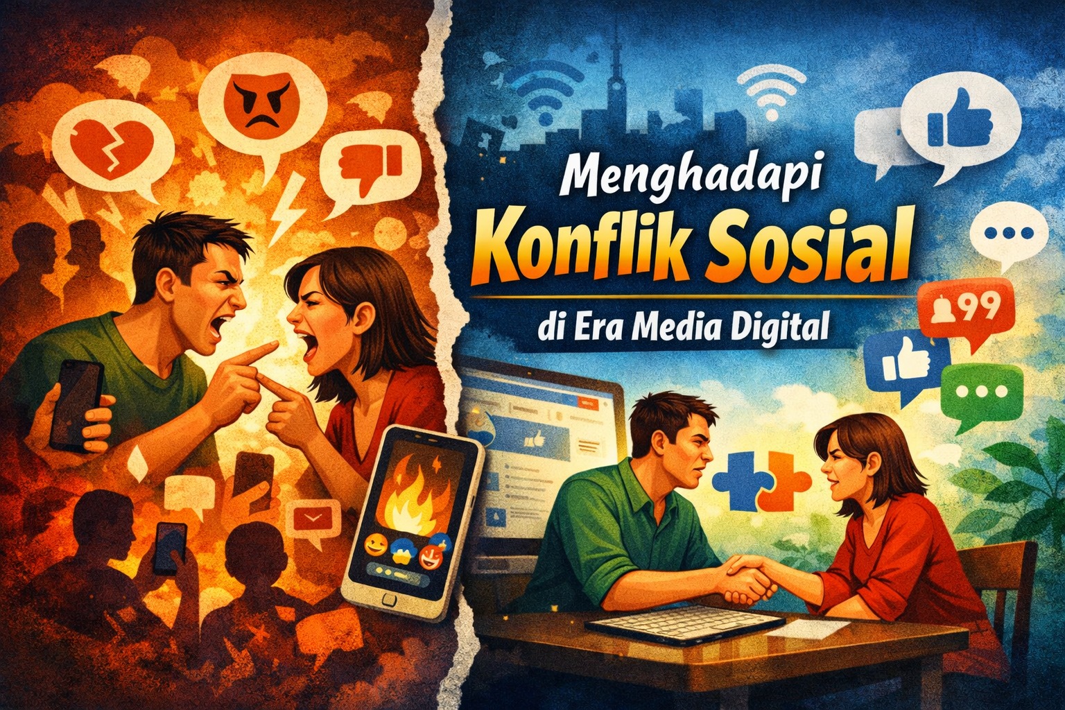 Menghadapi Konflik Sosial di Era Media Digital