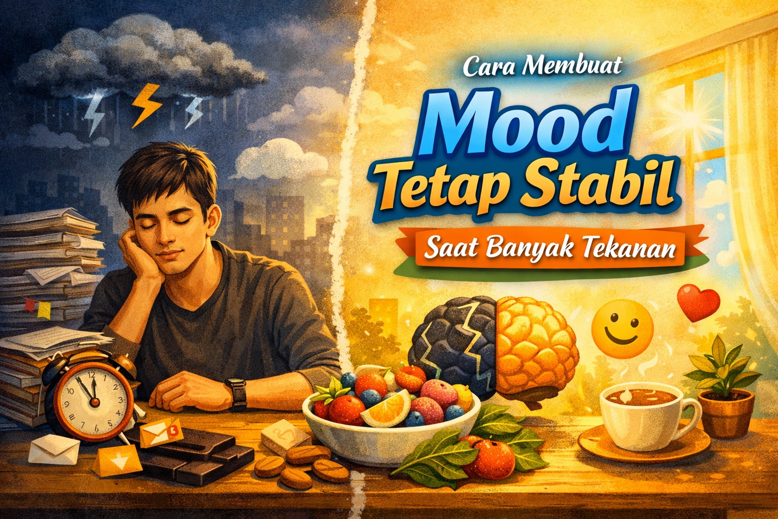 Cara Membuat Mood Tetap Stabil Saat Banyak Tekanan
