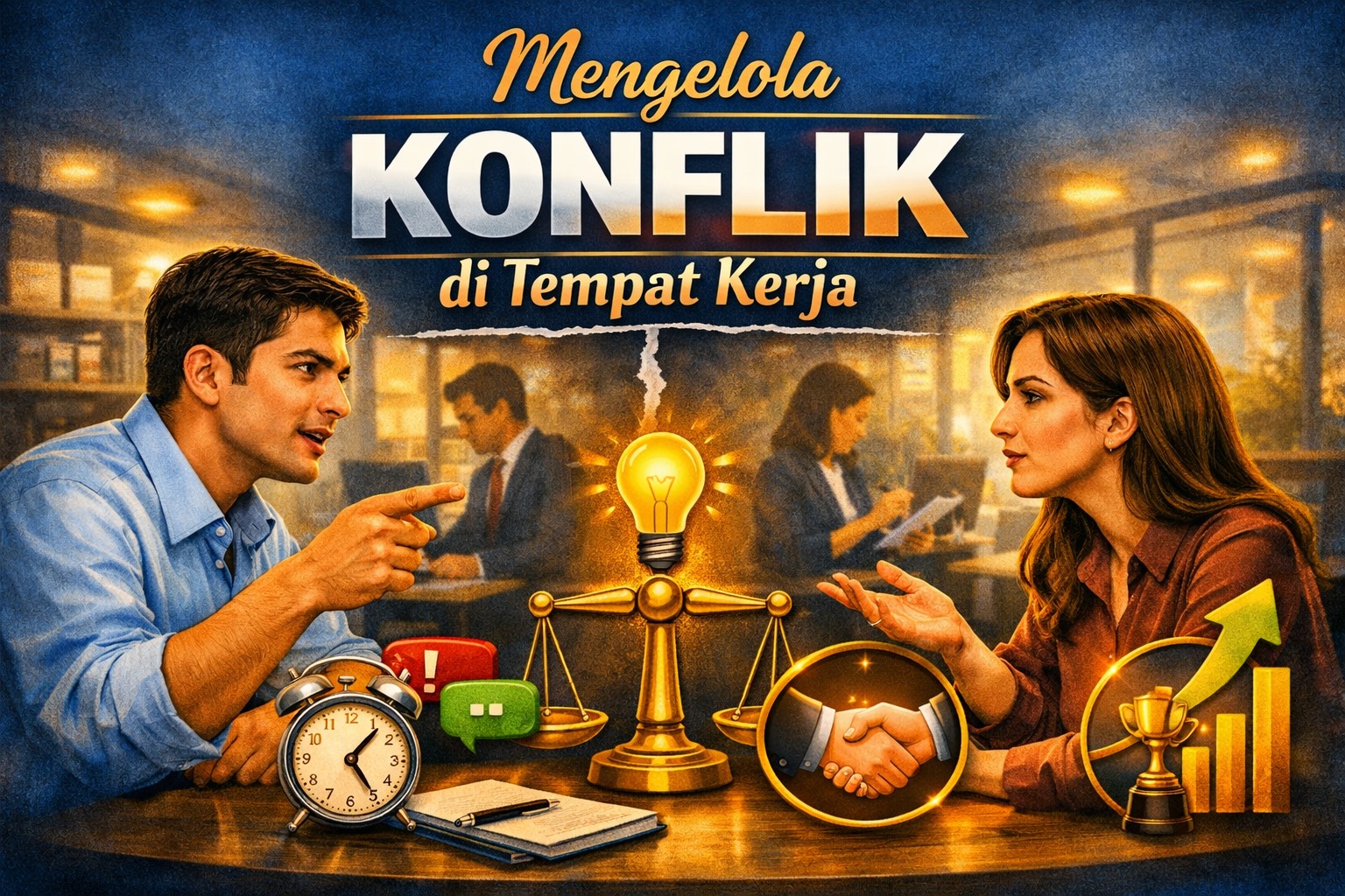 Cara Mengelola Konflik di Tempat Kerja secara Profesional dan Dewasa
