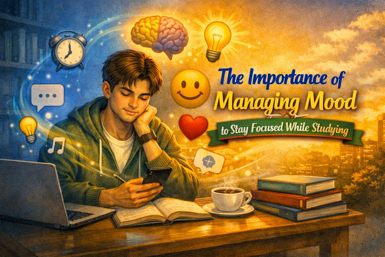 The Importance of Managing Mood to Stay Focused While Studying