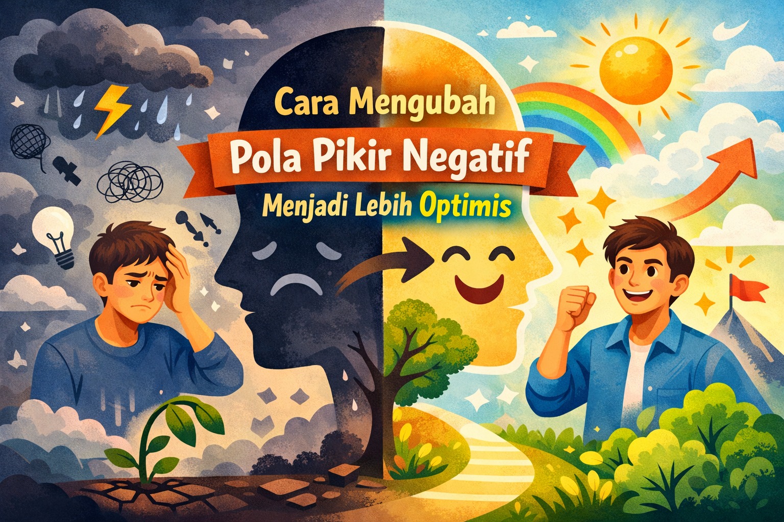 Cara Mengubah Pola Pikir Negatif Menjadi Lebih Optimis