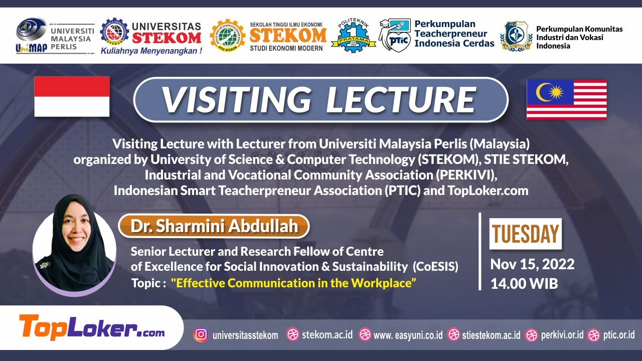 Visiting Lecture Day 2 Effective Communication in the Workplace