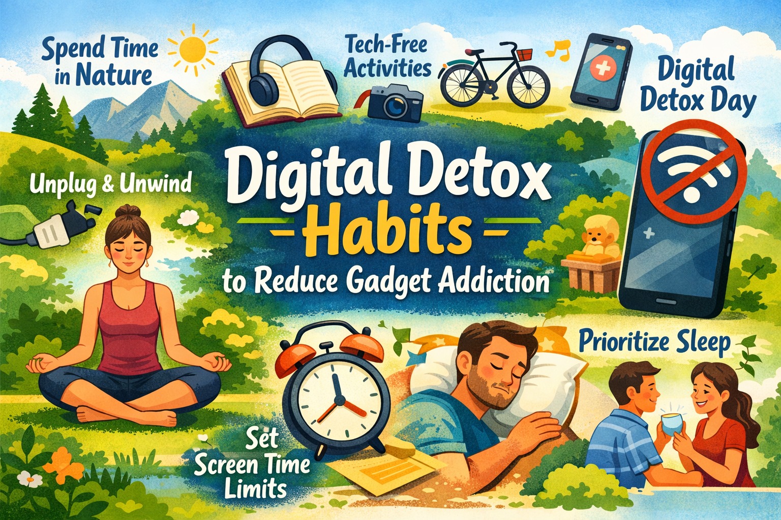 Digital Detox Habits to Reduce Gadget Addiction